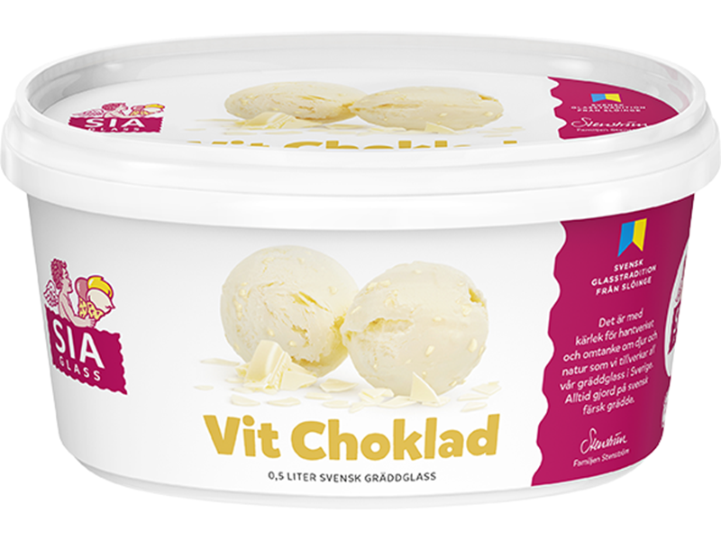 Valkosuklaajäätelö 0,5L