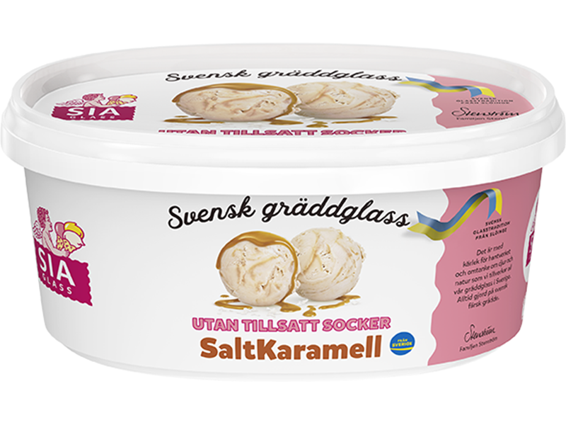 Suolakaramelli ilman lisättyä sokeria