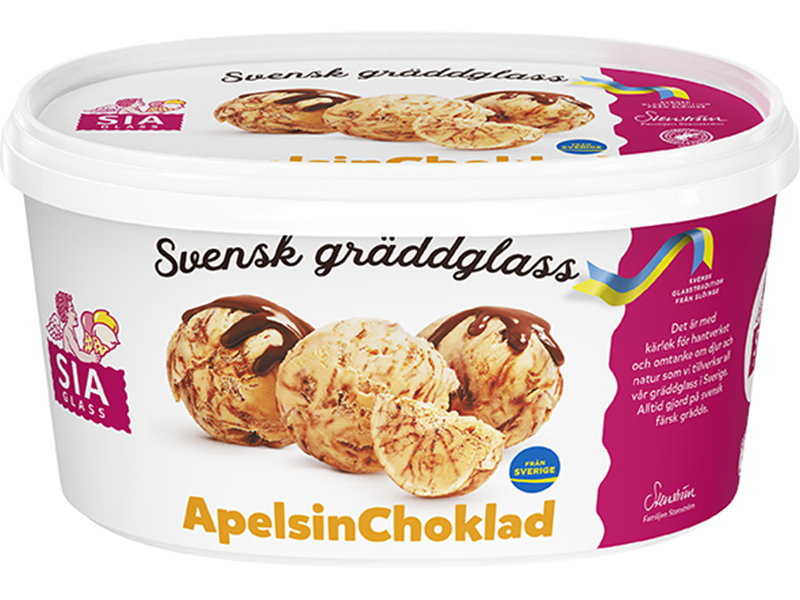 Appelsiini-suklaajäätelö 1,5L
